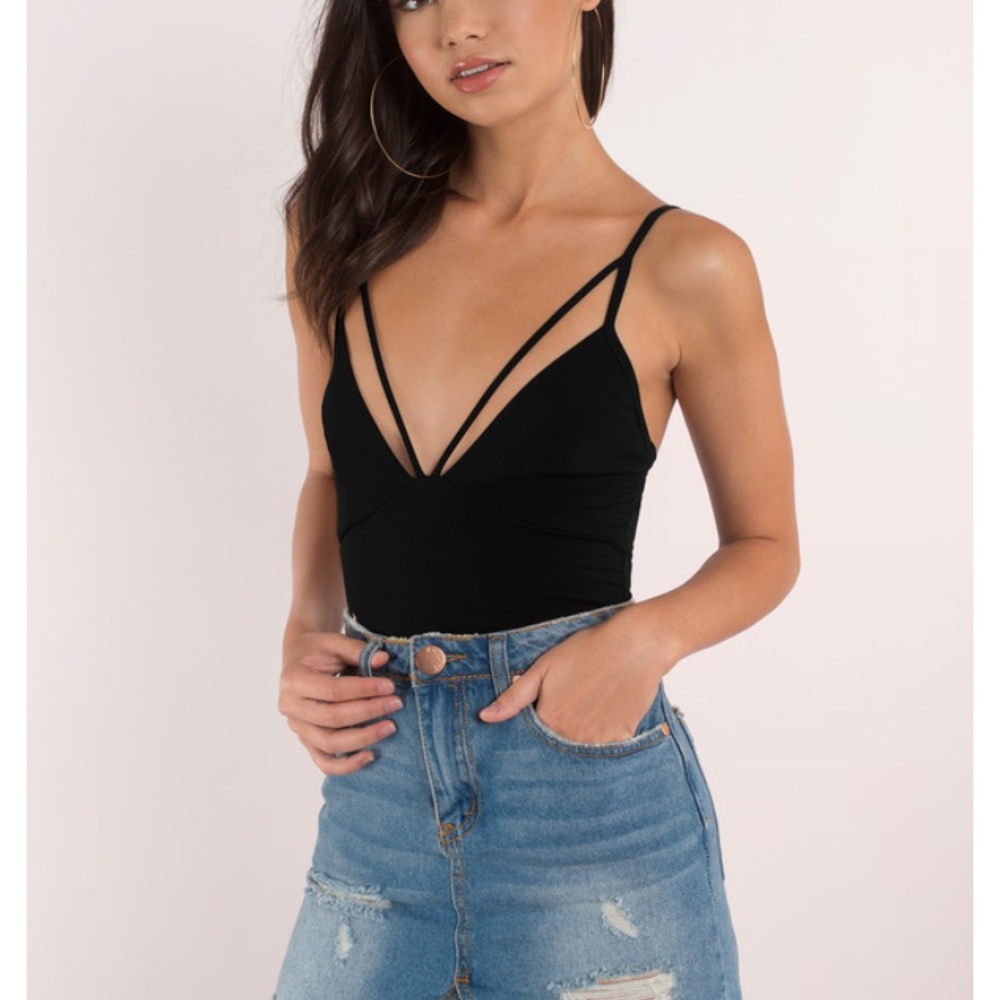 Black Tobi Strappy Bodysuit
